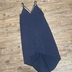 Lush blue midi dress